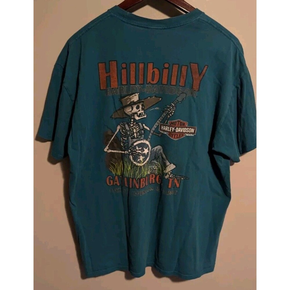 Harley Davidson Hillbilly Gatlinburg Tennessee TShirt MEN’S Size XL - Picture 2 of 6